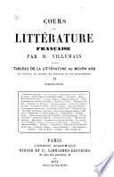 Cours de littérature française