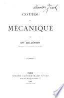 Cours de mécanique ...