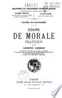 Cours de morale pratique