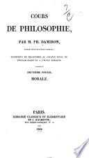 Cours de philosophie