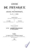 Cours de physique de l'École polytechnique
