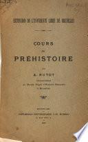 Cours de préhistoire