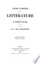 Cours familier de littérature