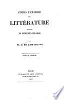 Cours familier de littérture