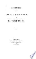 Coutumes des Chevaliers de la Table-Ronde