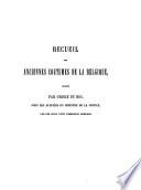 Coutumes des pays et comté de Flandre: Cadsant. Caprycke. Damme. Dixmunde. Eecloo