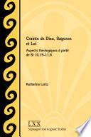 Crainte de Dieu, Sagesse et Loi