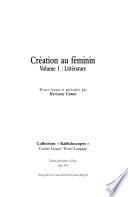 Création au féminin: Littérature