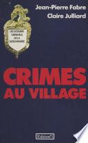Crimes au village