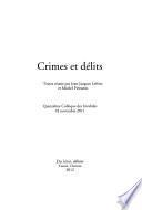 Crimes et délits