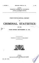 Criminal Statistics