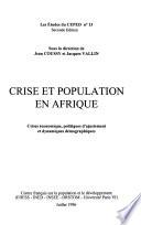 Crise et population en Afrique