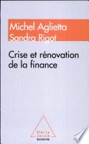 Crise et rénovation de la finance