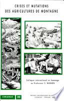 Crises et mutations des agricultures de montagne