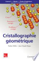 Cristallographie géométrique : Cours, exercices et problèmes corrigés
