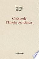 Critique de l'histoire des sciences