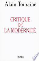 Critique de la modernité