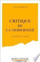 Critique de la modernité