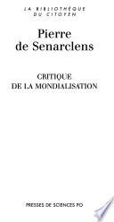 Critique de la mondialisation