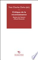 Critique de la reconnaissance