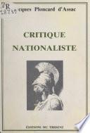 Critique nationaliste