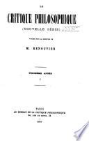 Critique philosophique