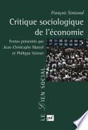 Critique sociologique de l'économie