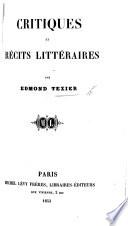 Critiques et récits littéraires