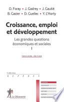 Croissance, emploi et développement
