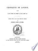 Croniques de London