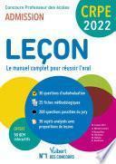 CRPE - Concours Professeur des écoles - Leçon en français et maths - Le manuel complet pour réussir l'oral