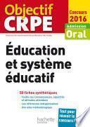 CRPE en fiches : Éducation et système éducatif - 2016