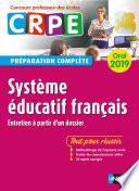 CRPE oral 2019 - Système éducatif français - Préparation complète