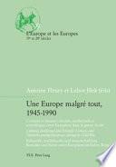Cultural, intellectual and scientific contacts and networks among Europeans during the cold war