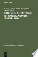 Culture artistique et enseignement supérieur