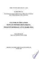 Culture et éducation dans les mondes hispaniques