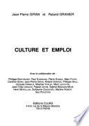 Culture et emploi