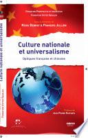 Culture nationale et universalisme