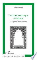 Culture politique au Maroc