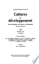 Cultures Et Développement