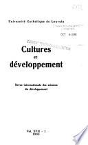 Cultures Et Développement
