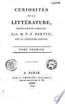 Curiosités de la littérature