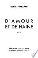 D'amour et de haine