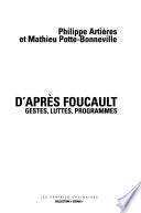 D'après Foucault
