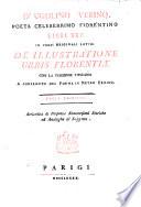 D'U. V. libri tre in versi originali Latini De illustrationi Urbis Florentiae, con la versione Toscana. Terza edizione: arricchita di perpetue annotazioni