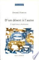 D'un désert à l'autre