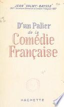 D'un palier de la Comédie française