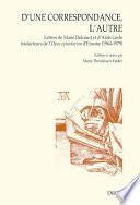 D'une correspondance, l'autre. Lettres de Marie Delcourt et d'Aloïs Gerlo traducteurs de l'Opus epistolarum d'Erasme (1964-1979)