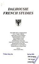 Dalhousie French Studies