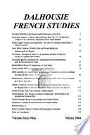 Dalhousie French Studies